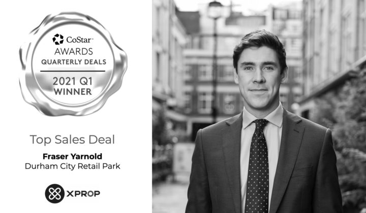 Fraser Yarnold Recognised by CoStar Awards for Top Sales Deal of Q1 2021